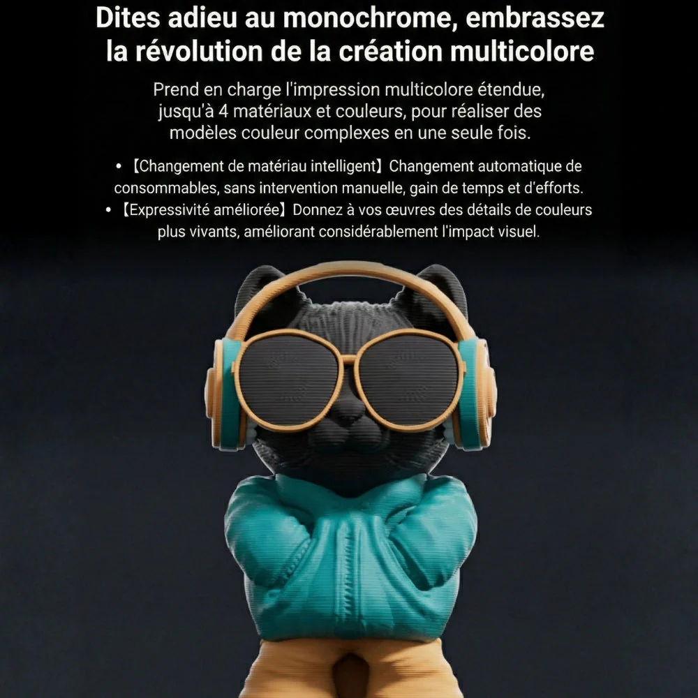 Elegoo - Centauri Carbon 2 Combo - Imprimante 3D avec Multicolore CC2 + CANVAS Entièrement Automatique - Image 3