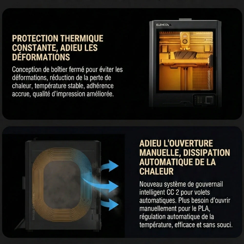 Elegoo - Centauri Carbon 2 Combo - Imprimante 3D avec Multicolore CC2 + CANVAS Entièrement Automatique - Image 6