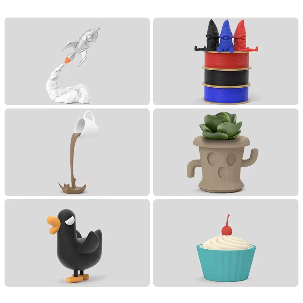 Elegoo - Rapid PLA+ - Gris (Grey) - 1,75 mm - 1 kg - Image 3