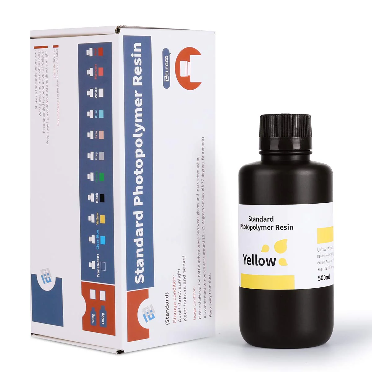 ELEGOO - Résine UV Standard - Jaune (Yellow) - 1 kg - Image 3
