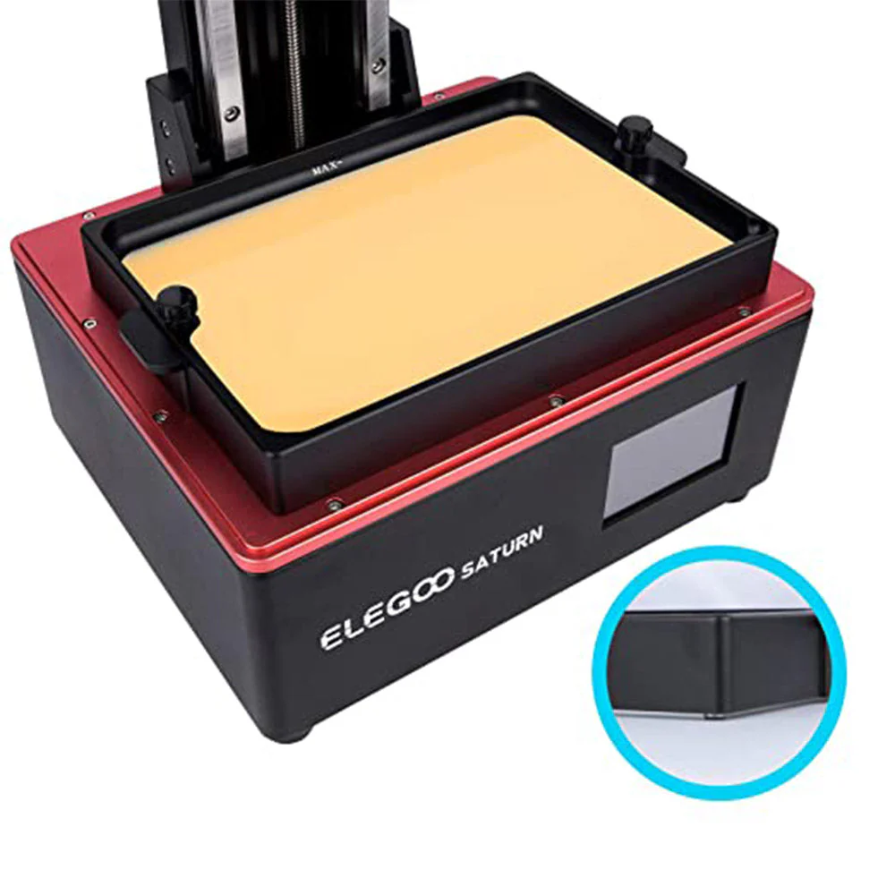 ELEGOO Saturn/Saturn S Réservoir Résine Métallique avec FEP Préinstallé - Image 4